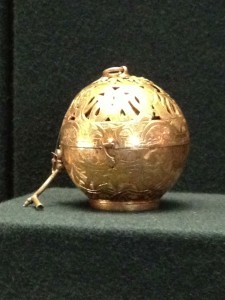 This is a unique ball shaped traveling clock made about 400 years ago. 