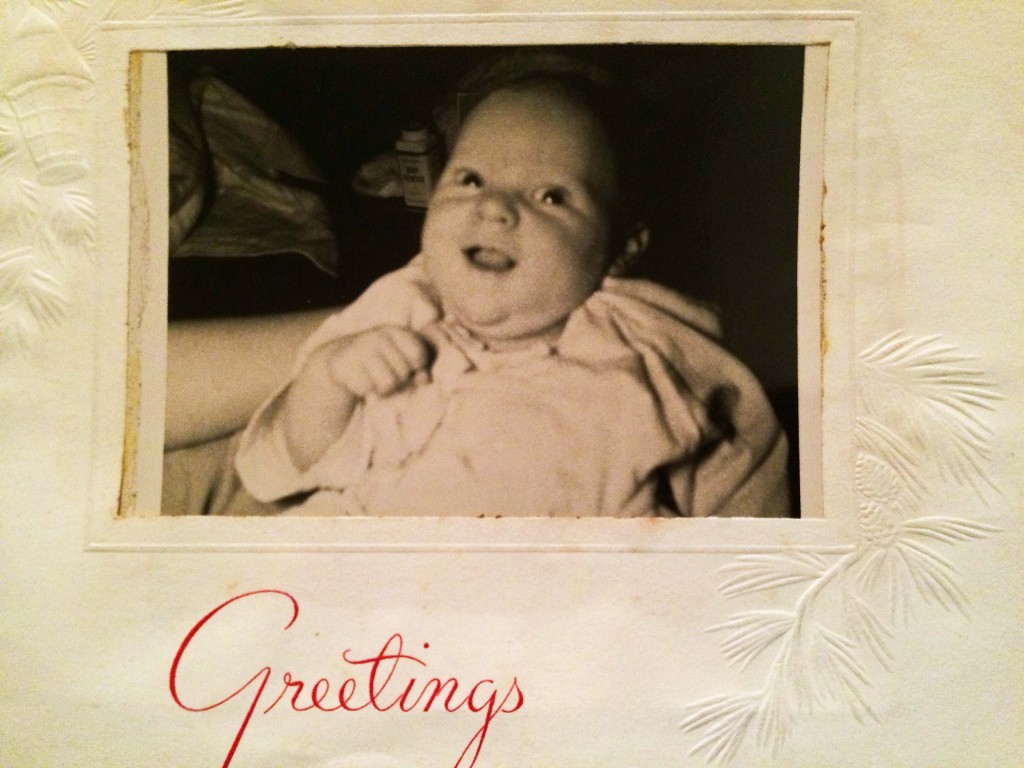 Baby Deb - a photo sent to her Grandparents.